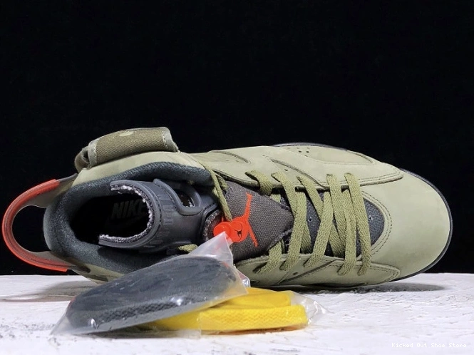 Kicked Out Shoe Store Scott Air Jordan Travis Olive CN1084-200 x Medium 6 0813